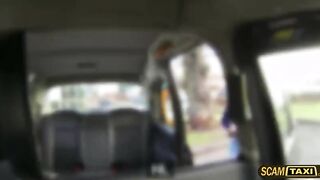 Blonde lovely tits Sienna rides a taxi and fucks for fun