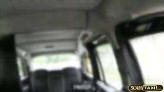 Blondie passenger gets her pussy licked and fucked hard