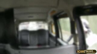 Skanky blonde hot chick exchanges sex as her cab fare