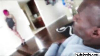 Redhead tattooed Anna Bell gives Lex a hardcore sex