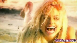 hot blonde with huge boobs beach hardcore fucking