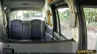 Messy hot creampie for the lovely customer without cab fare