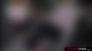 Slutty and blonde waitress gets hammered by selling a fake purse