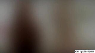 A cool and intense threesome lesbian act of sexual play