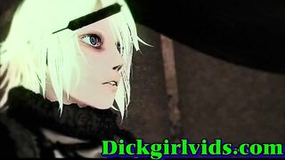 Hentai shemale girl gets her asshole fucked