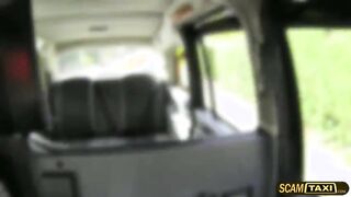 London cabbie fucks his Belgian chick inside his cab