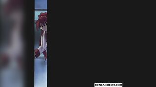 Hentai schoolgirls gets fucked rough