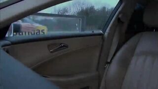 Anal fucked outside and facialized