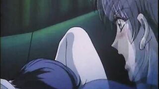 Nervous hentai gay twink sex experimenting