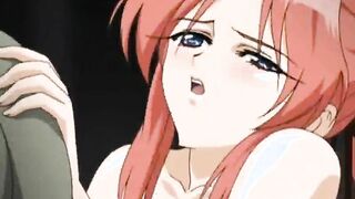Sexy hentai shemale deep fucked and cummed