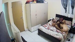 Home alone parents fucks hard on hidden cam