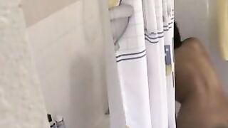 my aunt voyeured while playing with shower head