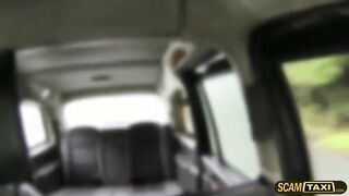 Sexy whore gets her tight butthole pounded hard in the backseat