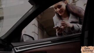 Lucky stranger gets an opportunity to fuck this hot teen Kitana in his car