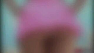 Playful babe Stacy B strips clothes on cam and plays her huge toy