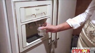 Natalia Starr caught mom sucking bfs cock then joins them