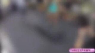 Sexy black fit gym trainor sucked huge cock and received massive fucked from behind