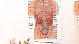 Asian nurse gives amazing double blowjobs