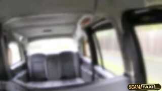 Cutie flawless brunette guest exchanges sex for taxi admission
