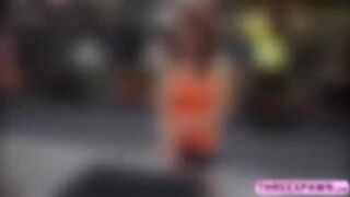 Pretty petite teen Jenny enjoys blowing huge cock in the pawnshop