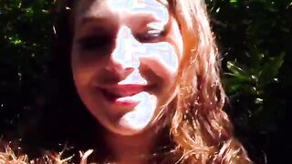 Flirtatious hottie enjoys private masturbation session