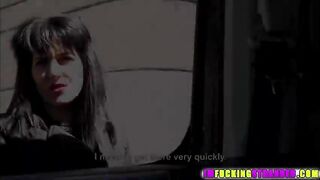 Attractive and a brunette Bella Beretta gets fucked by stranger