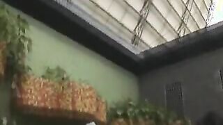 Hardcore Tattooed Blonde Licking the Dick of Guy