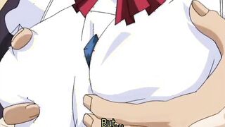 Two big boobs hentai fucking with dildo