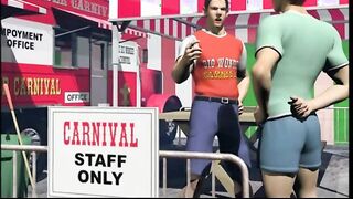 Horny hentai gay man getting bareback fucked