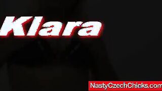 Busty blonde Carol sex toy masturbation