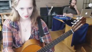 Webcam show - Hairy girl show anal