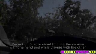 Beautiful and horny Felicia Kiss gets spotted and fucked by dude