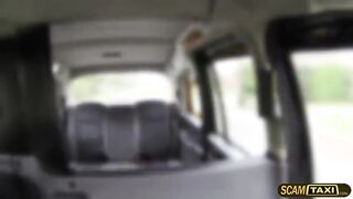 Glamorous chick goes hardcore anal sex in the backseat of the cab