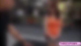 Sweet Jenny who a long red hair wrapped a huge cock in her hungry mouth