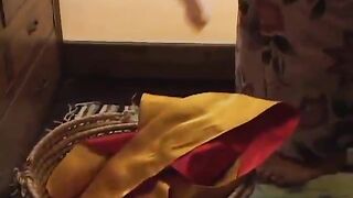 Nana goes naughty in the bathroom