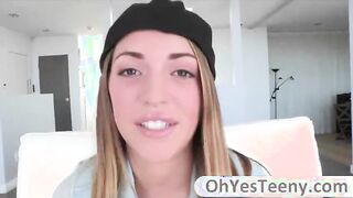 Gorgeous Babe Jenna Leigh nails a huge cock to her horny pussy