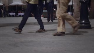 Busty Cougar Squirts from her Balcony