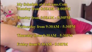 Squirting Camgirl Dirty Show