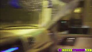 Attractive and horny Kelly Greene gets spotted and fucked by dude