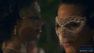 Cougar chicks horny as ever throw a masquerade party
