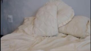 amateur cam girl alone with her sex toy dildo