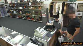 Hot latin stewardess banged by pawn dude