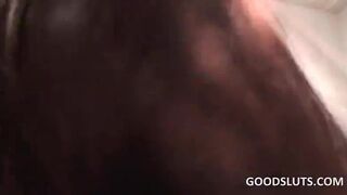 Babe eating cunt while nailed from behind