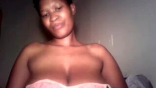 Huge breasts ebony bbw teasing webcam