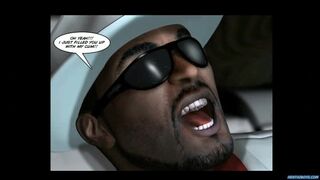 Hentai hunk group gangbanged and cummed party