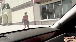 Babe Naomi fucked by a driver while having phone sex with her bf