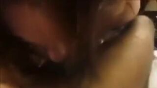 deepthroating slave Stacey urged by the wip