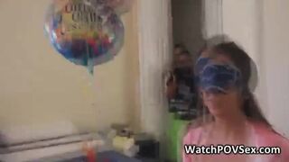 Amateur bigtits surprise tag team video