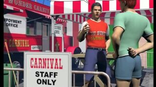 Horny hentai gay man gets his asshole fucked