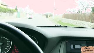 Sexy teen Eveline Dellai intensely fuck inside the car